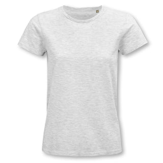 SOLS Pioneer Womens Organic T-Shirt (Ash)