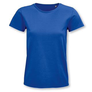 SOLS Pioneer Womens Organic T-Shirt (Royal Blue)