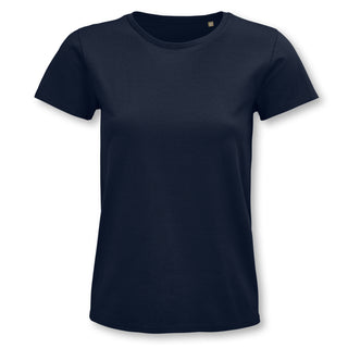 SOLS Pioneer Womens Organic T-Shirt (French Navy)