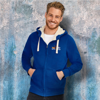 SOLS Sherpa Unisex Zipped Sweatshirt (Royal Blue)