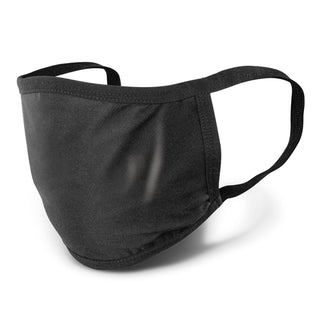 Agogo Reusable 3-ply Cotton Face Mask - Indent (Black)