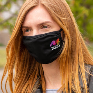 Agogo Reusable 3-ply Cotton Face Mask - Indent (Black)