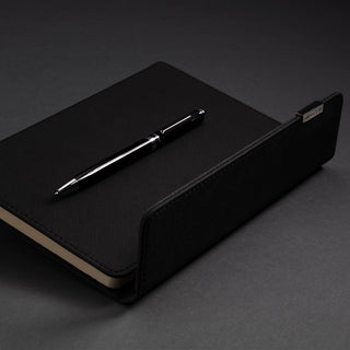 Swiss Peak A5 Notebook and Pen Set (Black)