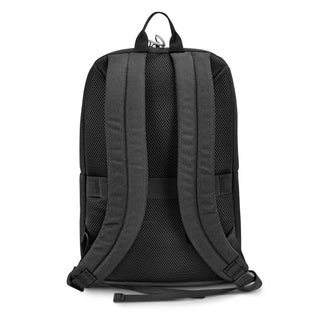 Swiss Peak RFID Backpack (Black) — Back