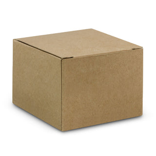 Grove Planter with Bamboo Base (White/Natural) — Gift Box