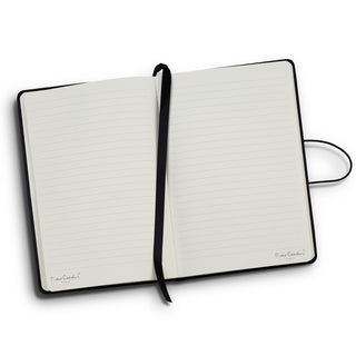 Pierre Cardin Biarritz Notebook (Black) — Open