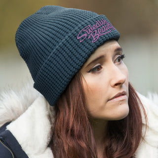 Printwear Galway Waffle Beanie (Charcoal)