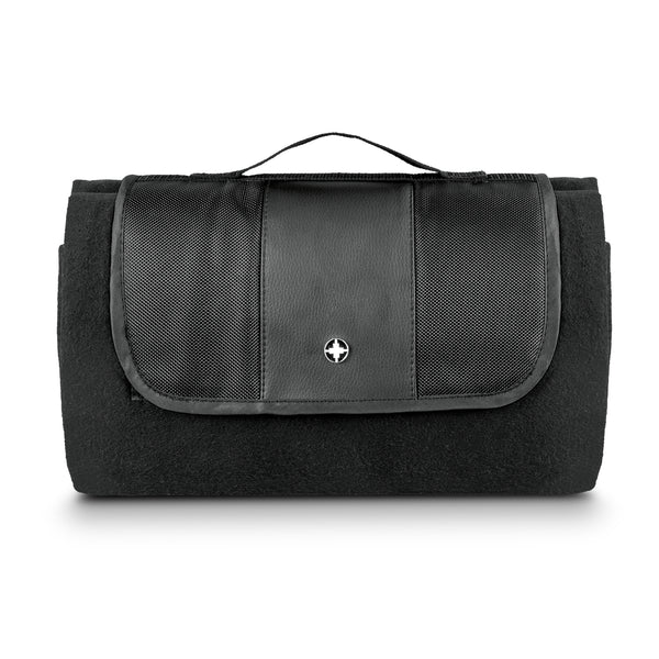 Swiss Peak Picnic Blanket (Black)