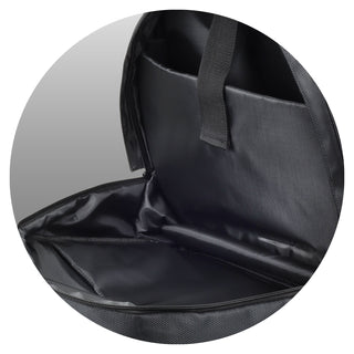 Summit Laptop Backpack (Black) — Inside Detail