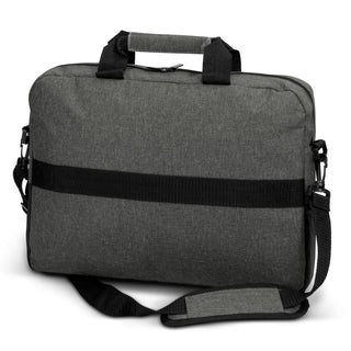 Volta Laptop Bag (Grey/Black) — Back
