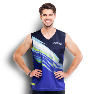 Printwear Custom Mens Performance Singlet (White)