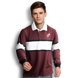 Printwear Custom Rugby Shirt (Burgundy)