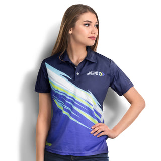 Printwear Custom Womens Sports Polo (White)