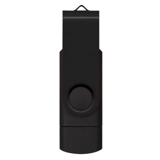 Agogo Helix 8GB Dual Flash Drive (Black)