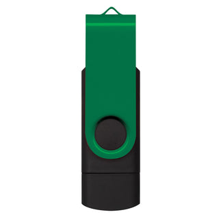 Apex 16GB Dual Flash Drive (Dark Green)