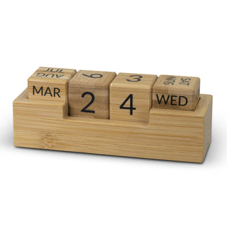 Agogo Bamboo Calendar (Natural)