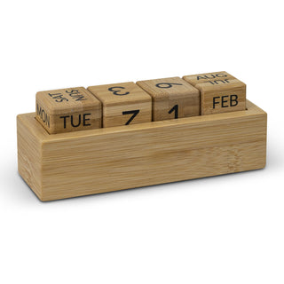 Grove Bamboo Calendar (Natural) — Back