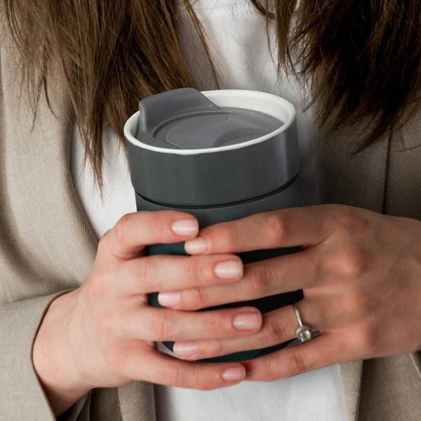 Basin Ceramic Coffee Cup (Olive)
