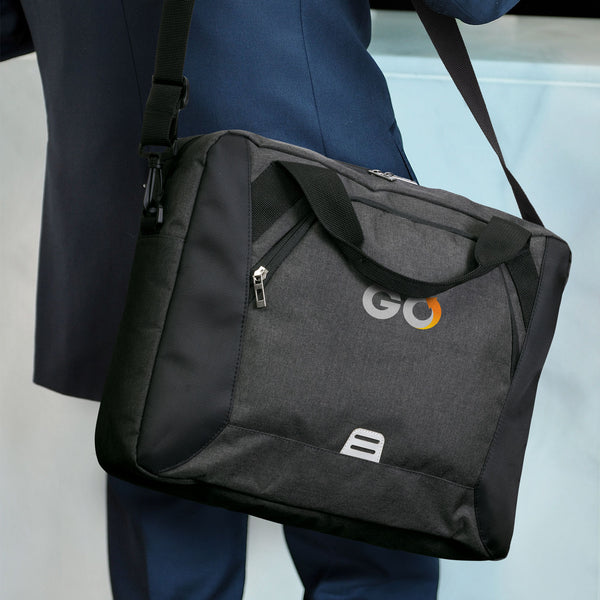 Harbour Laptop Bag (Black/Charcoal)