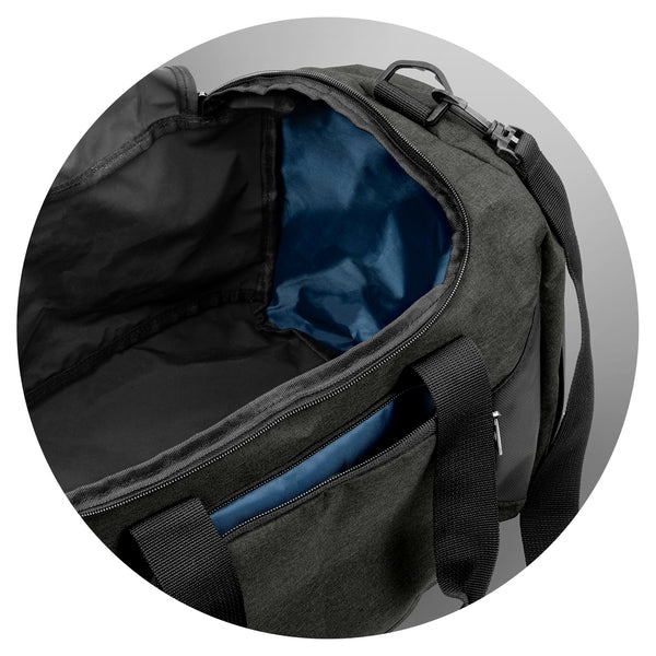 Selwyn Duffle Bag (Black/Charcoal)