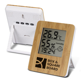 Agogo Bamboo Weather Station (Natural)