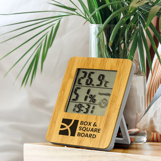 Agogo Bamboo Weather Station (Natural)