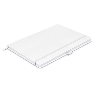 Agogo Kingston Hardcover Notebook - Large (White)