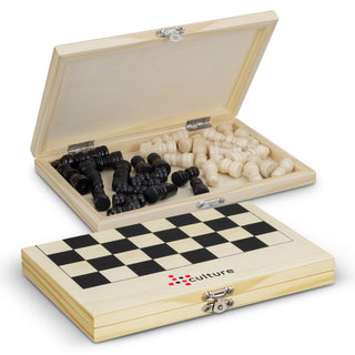 Agogo Travel Chess Set (Natural)