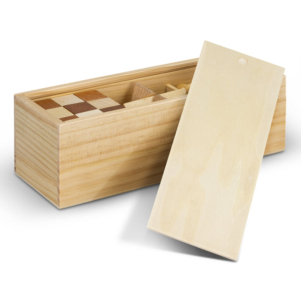 Beech Wooden Brain Teaser Set (Natural)