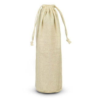 Harbour Cotton Bottle Gift Bag (Black) — Bag