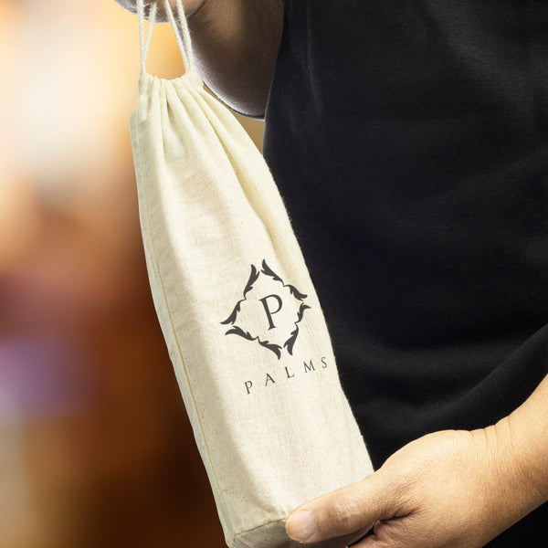Harbour Cotton Bottle Gift Bag (Black)