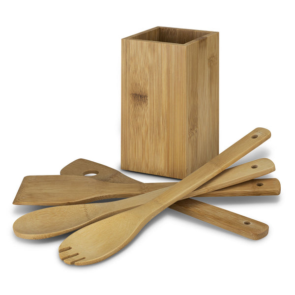 Hearth Bamboo Kitchen Utensils (Natural)