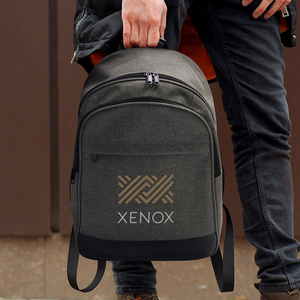 Canvas Herald Backpack (Heather Grey)