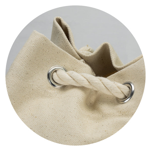 Canvas Riverside Canvas Barrel Bag (Natural)