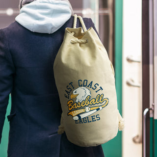 Canvas Riverside Canvas Barrel Bag (Natural) — Impact Aware