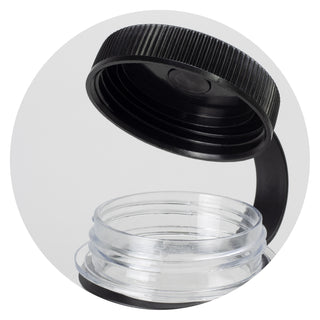 Alpine Bottle (Clear/Black) — Lid