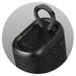 Echo Outdoor Bluetooth Speaker (Black) — Top Detail