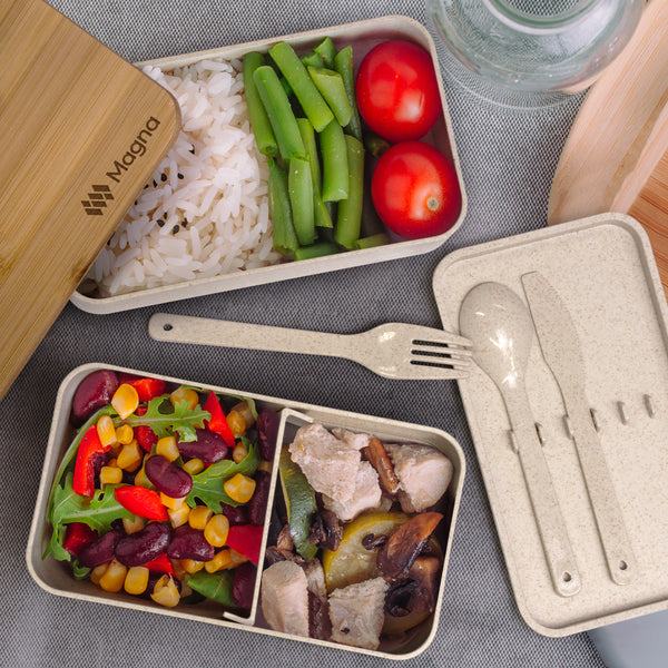 Flax Stackable Lunch Box (Natural)