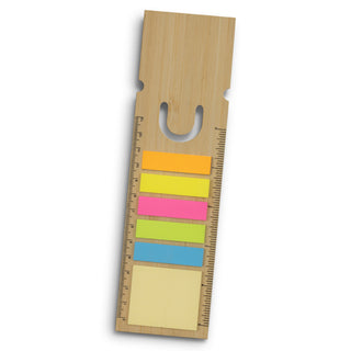 Agogo Bamboo Ruler Bookmark - Square (Natural)