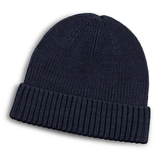 Printwear Merino Wool Beanie (Navy)