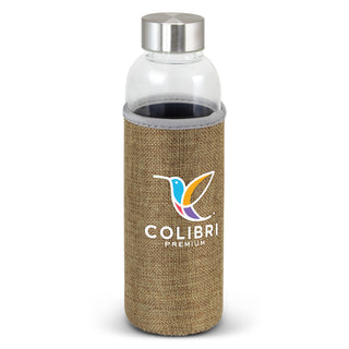 Venus Glass Bottle - Natural Sleeve (Black)