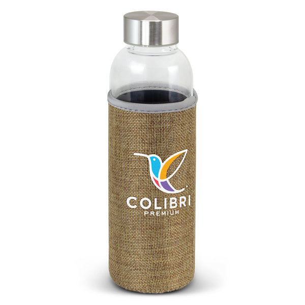Venus Glass Bottle - Natural Sleeve (Black)