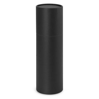 Kauri Glass Bottle Bamboo Lid (Black) — Black Gift Tube