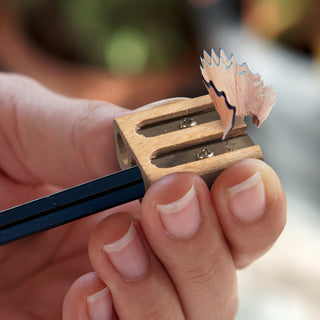 Agogo Wooden Pencil Sharpener (Natural)