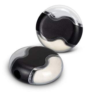 Flint Pencil Sharpener with Eraser (White) — Black