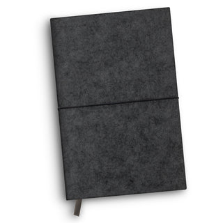 Linen RPET Felt Soft Cover Notebook (Charcoal)