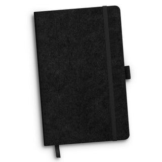 Agogo RPET Felt Hard Cover Notebook (Black)