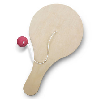 Agogo Solo Paddle Ball Game (Natural)