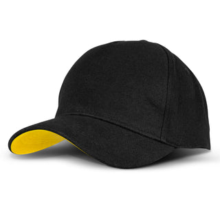 Printwear Hornet Cap (Black/Yellow)