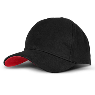 Printwear Hornet Cap (Black/Red)